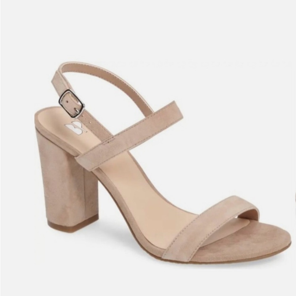 NORDSTROM BP New Lula Slingback Sandal - Blush Suede
